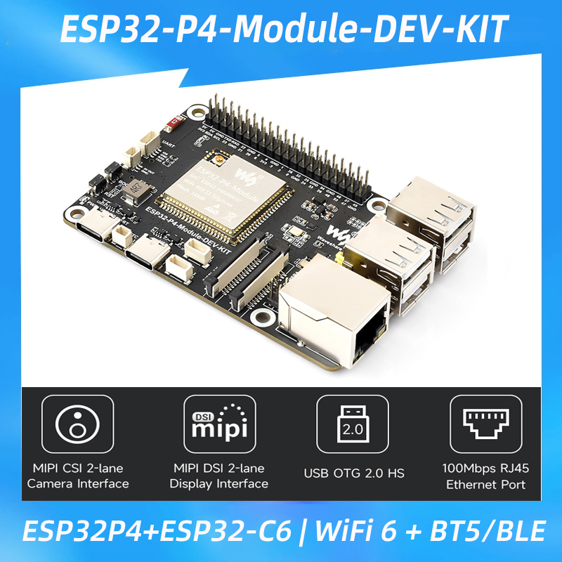 Esp32 C6 - ESP32-P4 + ESP32-C6 개발 보드, Wi-Fi