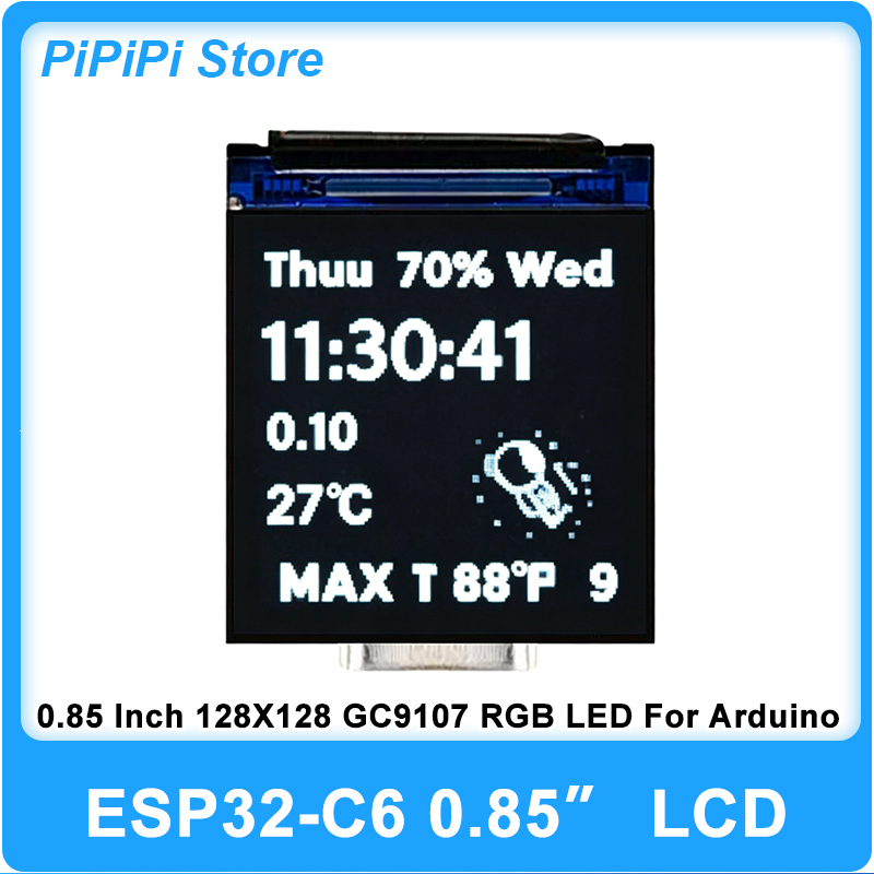 ESP32 C6 0.85인치 128X128 IPS 스크 - Esp32 C6 리뷰 및 가격