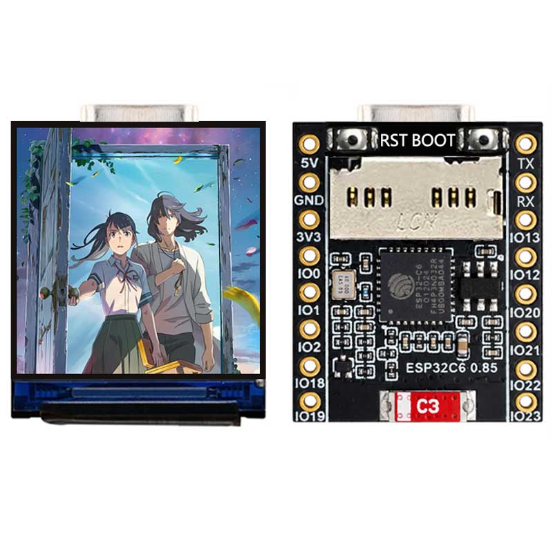 ESP32 C6 0.85인치 128X128 IPS 스크 - Esp32 C6 리뷰 및 가격