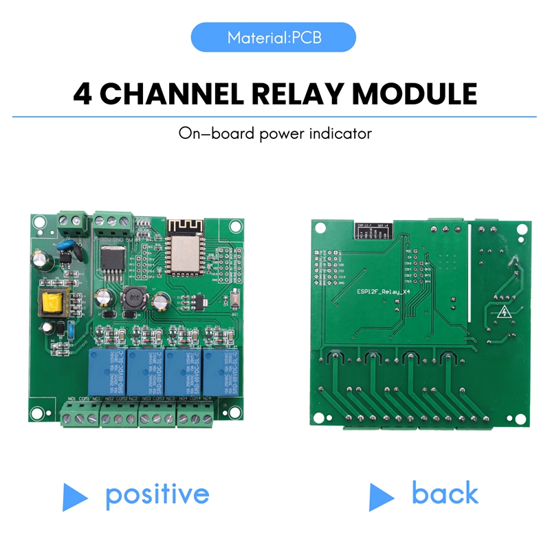 ESP8266 무선 WIFI 4채널 릴레이 모듈 ESP - Esp8266 리뷰 및 가격