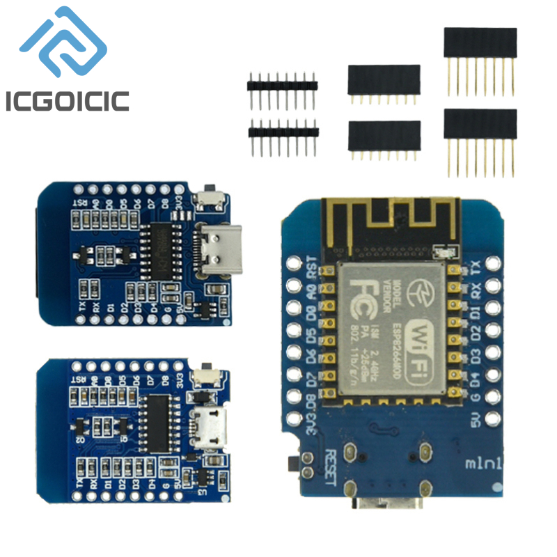 WeMos용 D1 미니 NodeMcu 사물 인터넷 개발 - Esp8266 Nodemcu 리뷰 및 가격